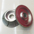 Electroplated Half Bullnose Diamond Profiling Wheel For Various Hard Non-ferrous Material